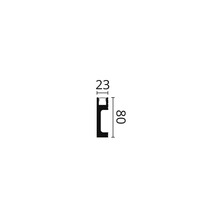 Sockel-/LED-Leiste IL10, 1 x 2 m, 80 x 23 mm-thumb-2