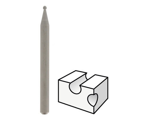 Stylet de ponçage et bloc de bois dur avec motif de cœur