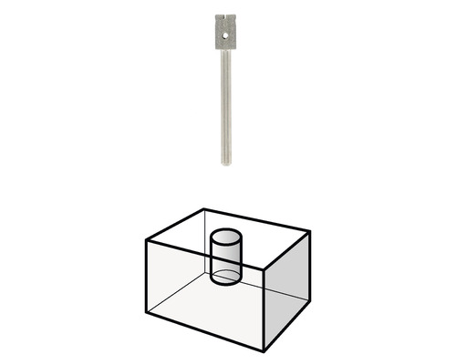 Illustration d''une scie cloche pour carrelage