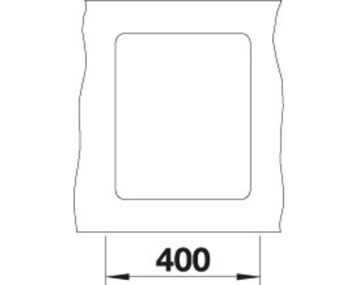 Découpe d''une largeur de 400