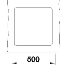 Blanco SUBLINE 400-F Spüle BxT 427x427 mm Silgranit anthrazit 523475