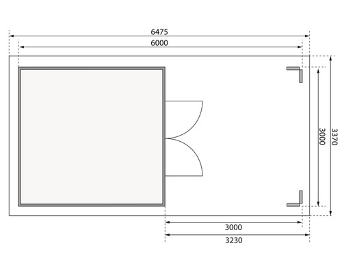 Plan d''un abri de jardin avec dimensions