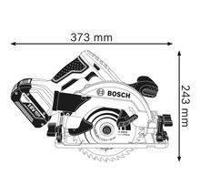 Bosch Professional Akku-Kreissäge GKS 18V-57 G inklusive L-BOXX 238 und Kreissägeblatt ohne Akku und Ladegerät-thumb-4