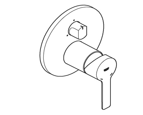 Wandarmatur für Badezimmer