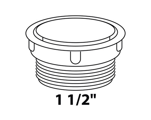 Siphon d''évacuation d''un diamètre de 1 1/2 pouce