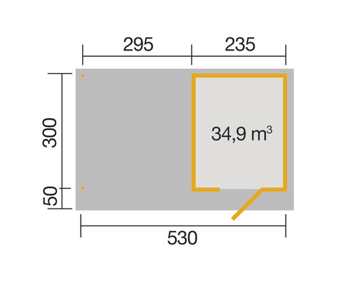 Plan d''un abri de jardin avec dimensions