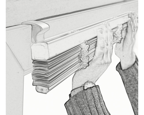 Montage von Jalousien am Fensterrahmen