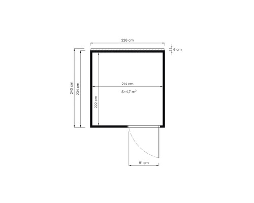 Plan avec dimensions