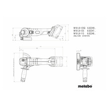 Metabo Akku-Winkelschleifer W 18 L 9 - 125 ohne Akku und Ladegerät-thumb-8