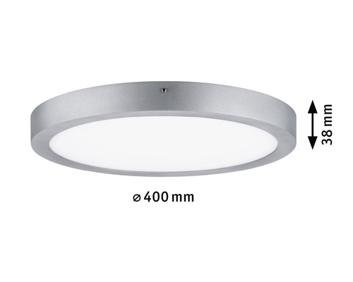 Runde Deckenleuchte mit 400 Millimeter Durchmesser und 38 Millimeter Höhe