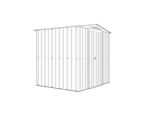 Illustration d''un abri de jardin avec porte