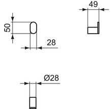 Handtuchhaken Ideal Standard Conca magnetic grey T4507A5-thumb-5