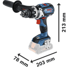 Visseuse-perceuse sans fil Bosch avec dimensions