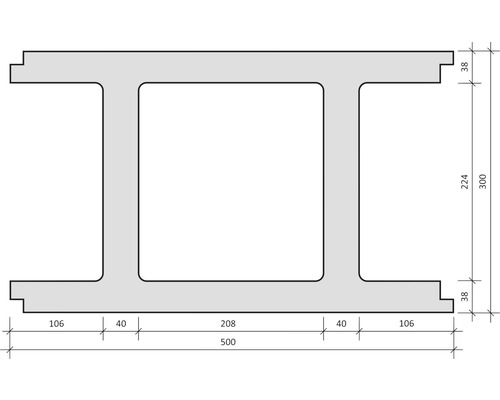 Dessin technique d''un élément de plafond avec dimensions