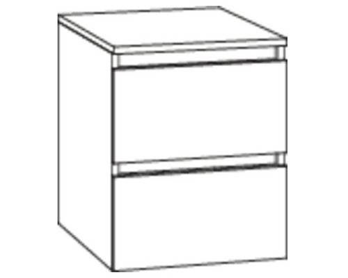 Waschtischunterschrank mit zwei Schubladen