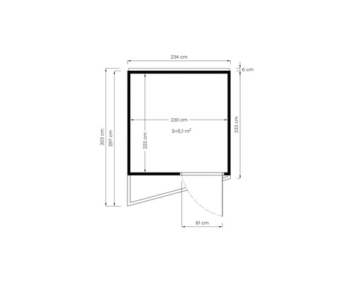 Plan d''un abri de jardin avec dimensions