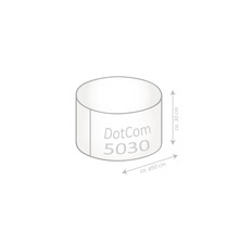 Tube de coffrage DotCom 5030 d''environ 50 centimètres de diamètre et 30 centimètres de hauteur