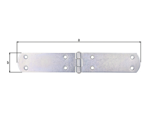 Fiche à bande avec indications de mesure