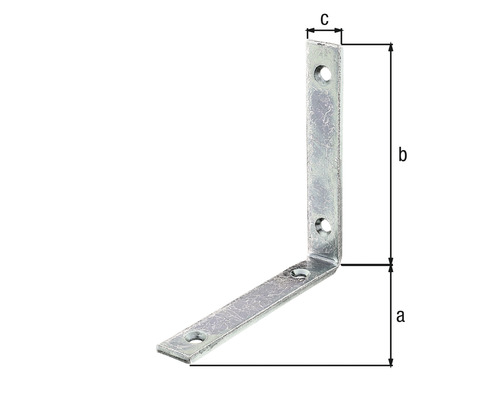 Connecteur d''angle avec trous de fixation