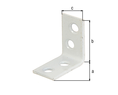 Connecteur d''angle avec trous de fixation
