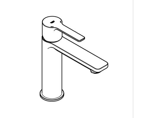 Dessin d''un robinet de lavabo