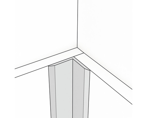 Profilé d''angle pour revêtement mural