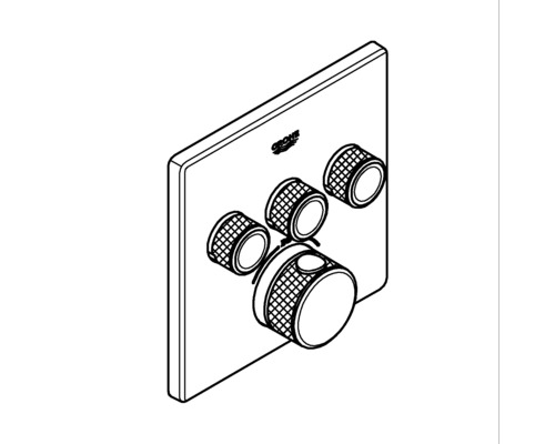 Grohe Logo Thermostatarmatur für die Dusche