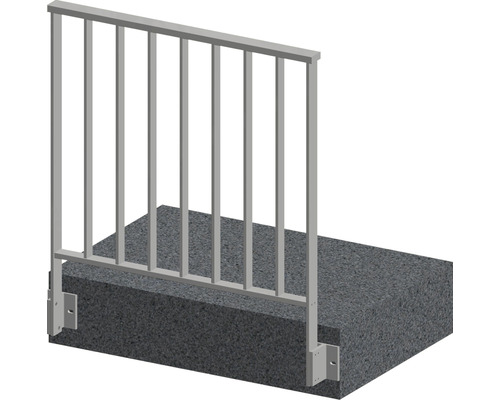 Geländer aus Metall für Treppen im Aussenbereich