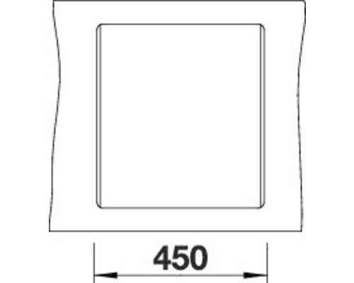 Dessin technique avec dimension de 450