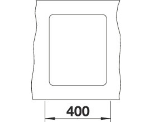 Découpe avec indication de dimension 400