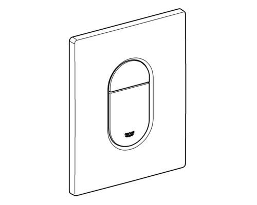 Plaque de commande Grohe pour installations sanitaires