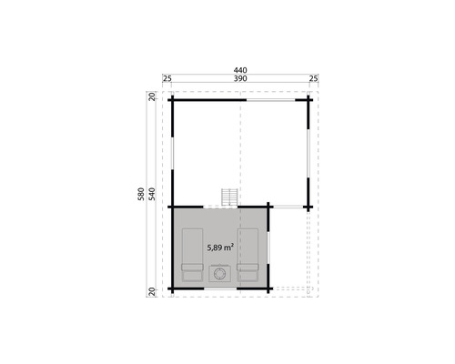 Plan d''un abri de jardin avec dimensions