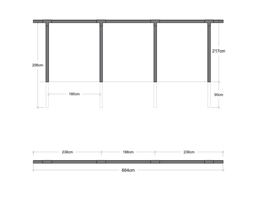 Dimensions d''un toit de terrasse