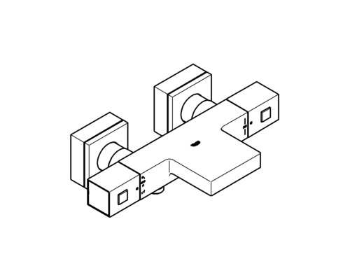 Robinet de baignoire mural