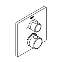 GROHE Badewannenarmatur mit Thermostat GROHTHERM chrom 24080000