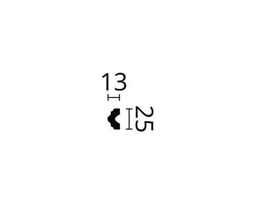 Dimensions d''un profilé : 13 x 25 millimètres