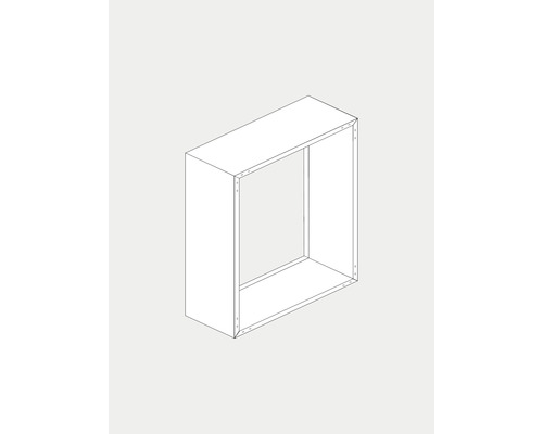 Armoire murale carrée pour le rangement