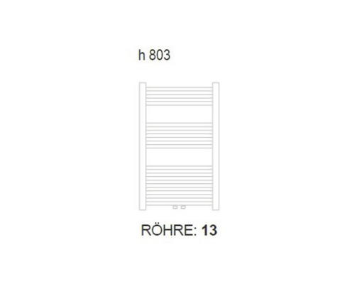 Radiateur avec 13 tubes