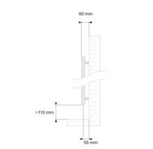 Sanotechnik Designheizkörper Eisenstadt 1800x459 mm anthrazit