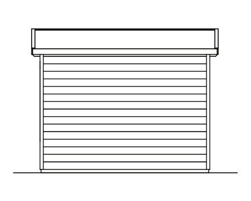 Illustration d''un volet roulant fermé