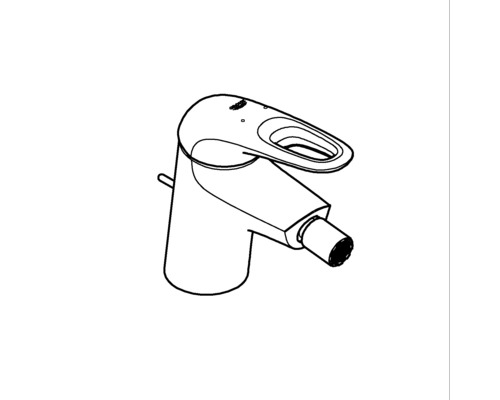 Dessin de robinet de bidet