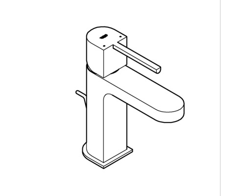 Armatur für Waschtisch zur Wandmontage