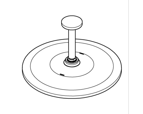 Drehbares Tablett zur Küchenorganisation