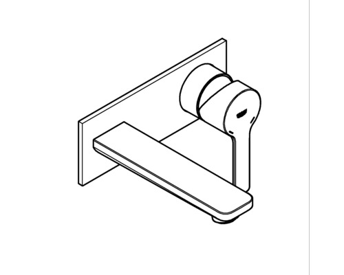 Robinet mural pour salle de bains