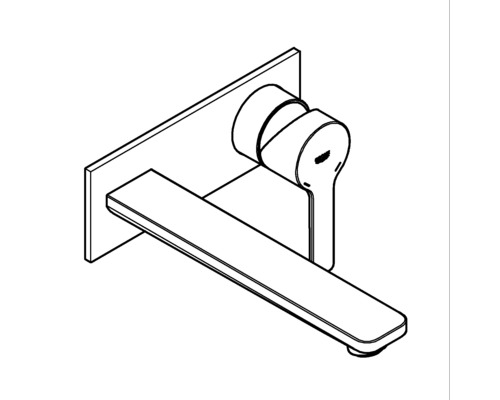 Robinet mural pour lavabo