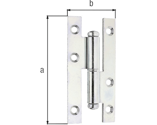 Türband mit Maßen a und b