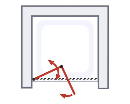 Illustration du fonctionnement de la porte d''un garage