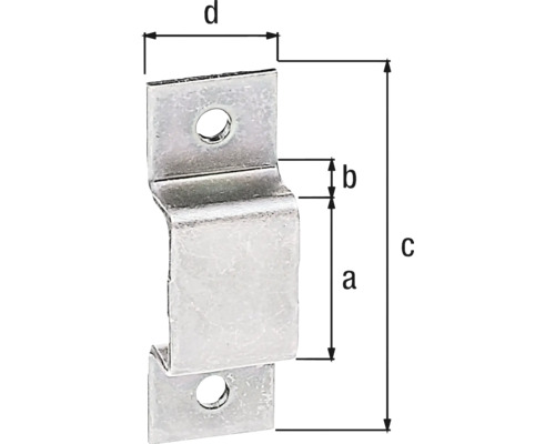 Support métallique avec dimensions