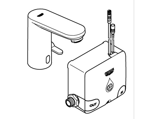 Grohe Waschtischarmatur mit Steuerung