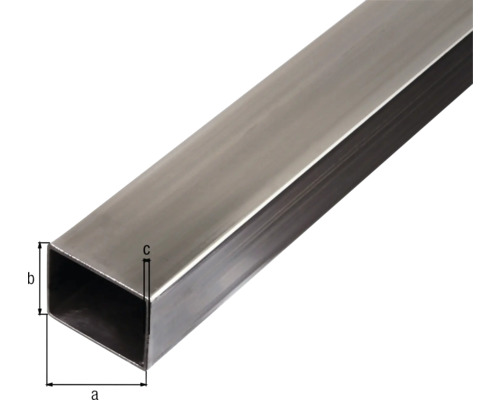 Tube en acier rectangulaire avec dimensions
